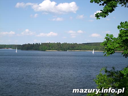 Jezioro Nidzkie - widok od strony le�nicz�wki